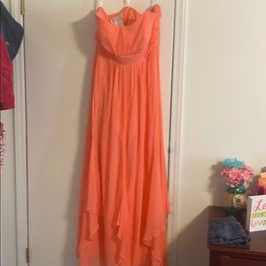 Coral Reef Color David’s Bridal Dress